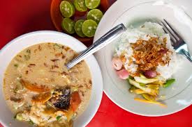 soto + nasi